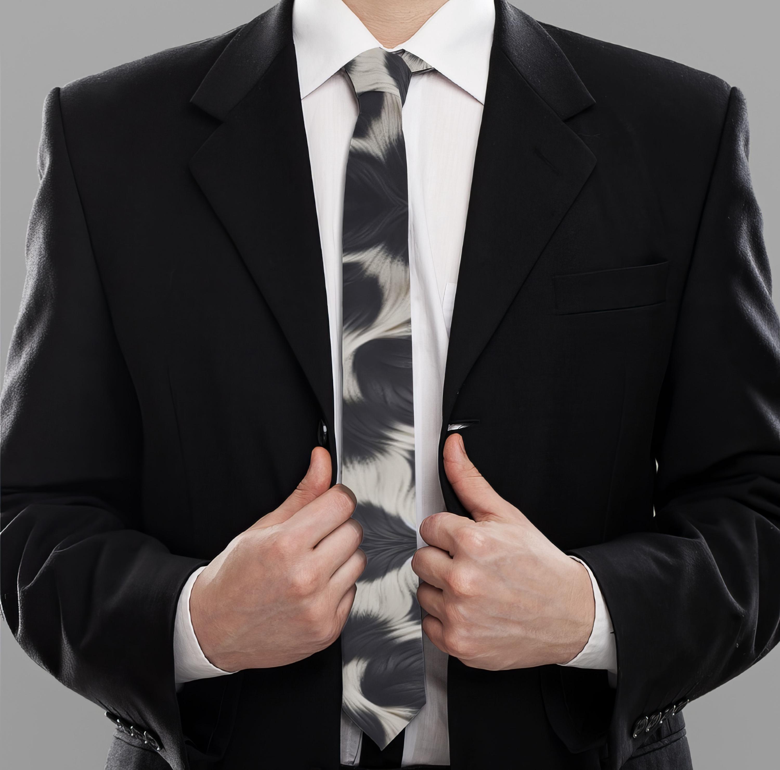 Corbata Para Hombre Con Estampado De Vaca Rosa - Diseño Moderno Y Divertido, Ideal Para Bodas, Fiestas, Negocios O Regalo