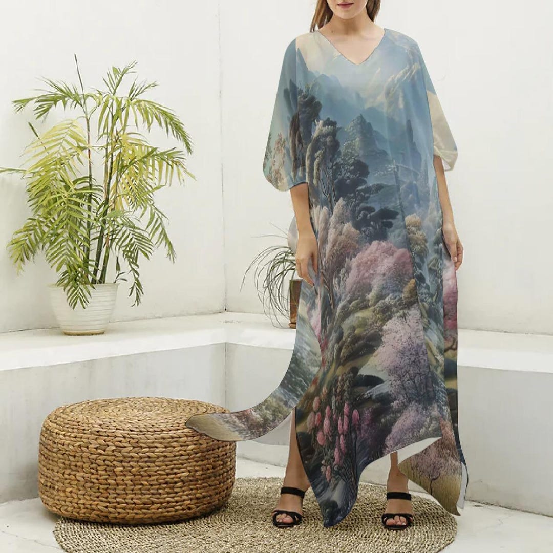 Leaves of Grass, New York Parure kaftan main image 1