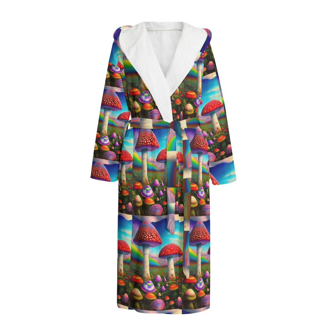 Stained Glass Psychedelic Trippy Women's Robe