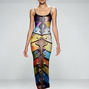 knee length dresses for ladies Mesh Sparkly See Thru Dress