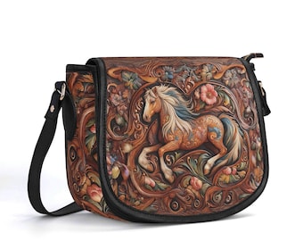 Leather Western Handmade saddle bag Vintage Saddle Bag for Horse Premium leather