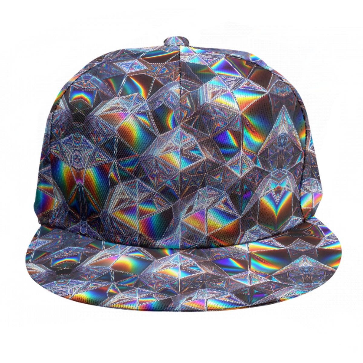 Custom Rave Hats Fractal Rave Cap, Psychedelic Trucker Hat, Trippy Baseball Cap, 3D ...