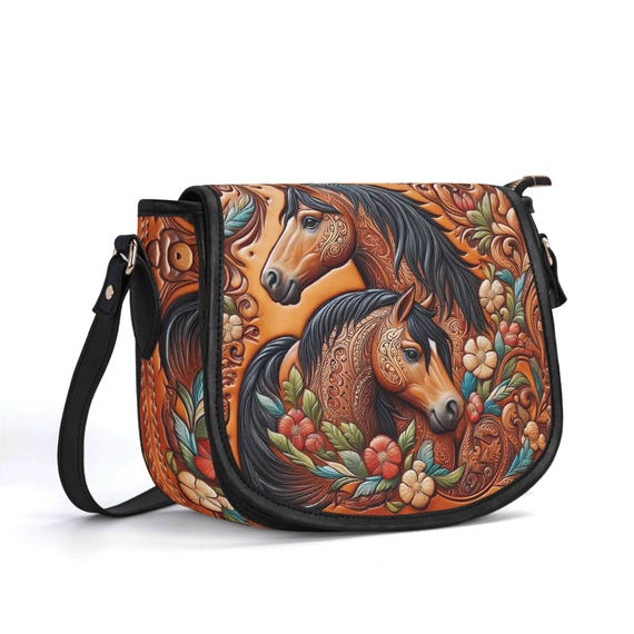 Sacoche de selle western pour cheval - France