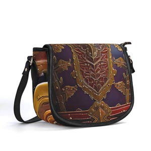 Cartera de armadura de gladiador, bolso de cuero genuino, bolso de cuero de grano superior, bolso de mano medieval, bolso de hombro de lujo barroco, regalo de guerrero