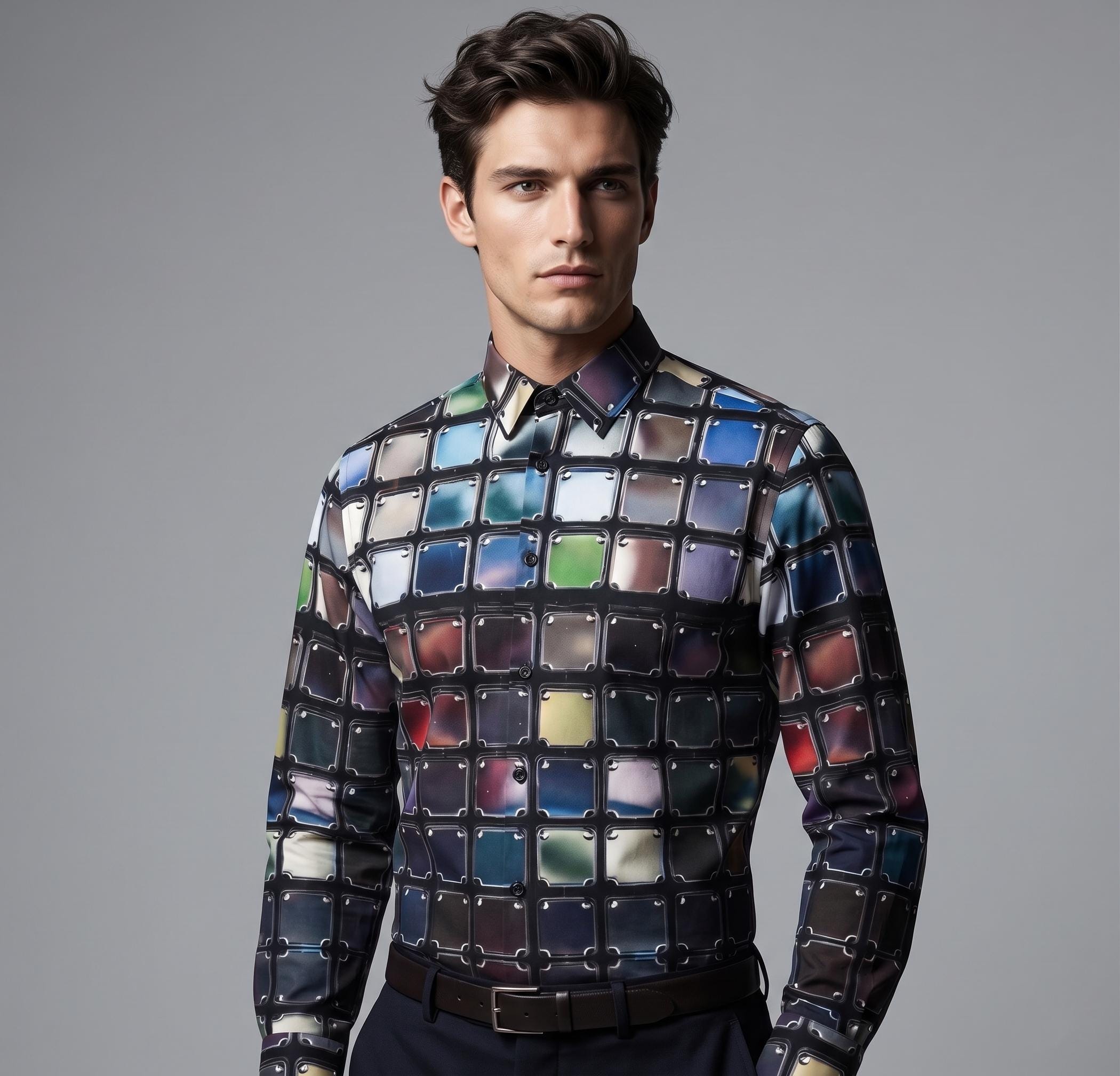 reflective dress shirt Silver Bullet FR Shirt with YSY Reflective Striping