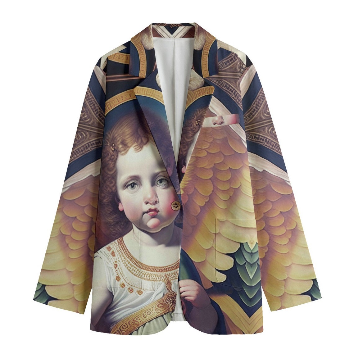 JERSEY SHORT KAFTAN WITH CURVED HEM BELLE OF THE BAROQUE main image 1