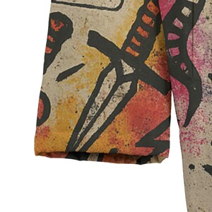 Jaqueta de algodão para feitiços mágicos, sobretudo de lã sherpa para bruxaria, capa com capuz para manifestação, casaco oculto, forro de pele esotérico unissex, Tarot Sun imagem 3