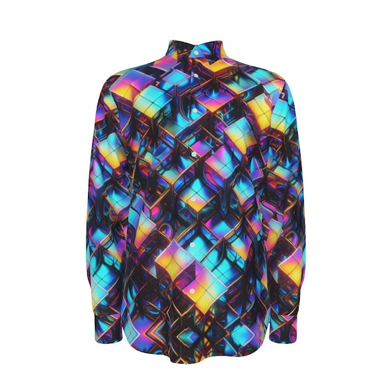 Chemise psychédélique sale