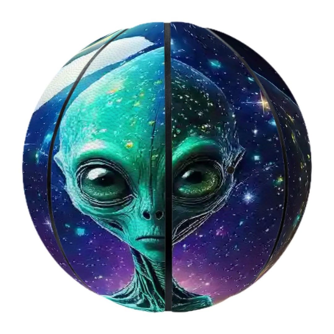 Martian Alien Novelty Basketball, Fun Indoor/outdoor Sports Ball, Cool ...