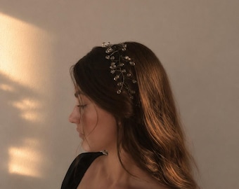Zarter handgefertigter Haarkranz für Bräute, Blumenmädchen, kleine Prinzessinnen und besondere Momente