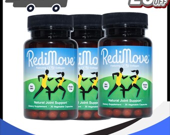 3X RediMove Daily Joint Support | Natural Movement & Flexibility Supplement for Active Lifestyles