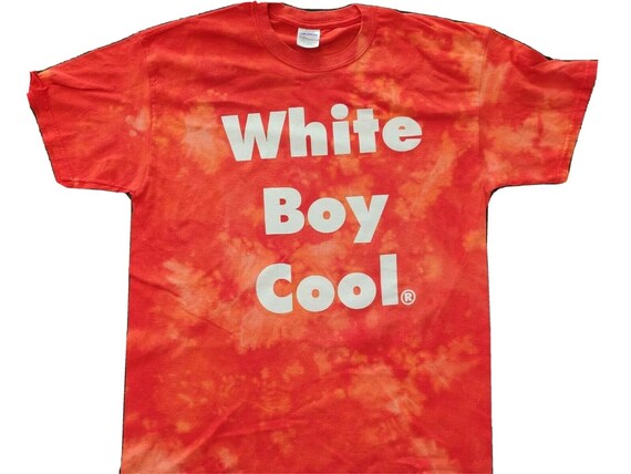 White Boy Cool Bleach Tie Dye T-shirt 