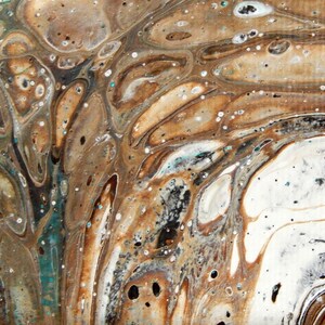Pour painting, paintings on canvas, acrylic painting, acrylic pour, fluid painting, abstract painting, fluid art, wall art 6 x6 by ilonka image 6