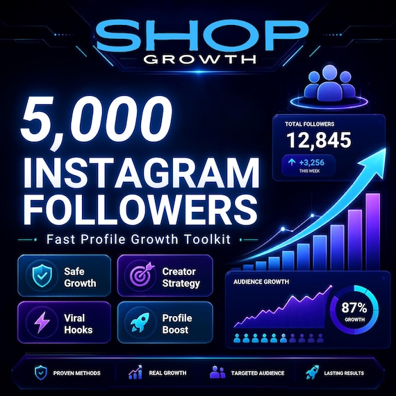 5000 Instagram Followers | Social Media Growth Service, Profile Promotion