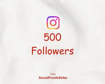 Más de 500 seguidores en Instagram / Entrega rápida / Seguro y sin pérdidas / Impulsa tu perfil de Instagram