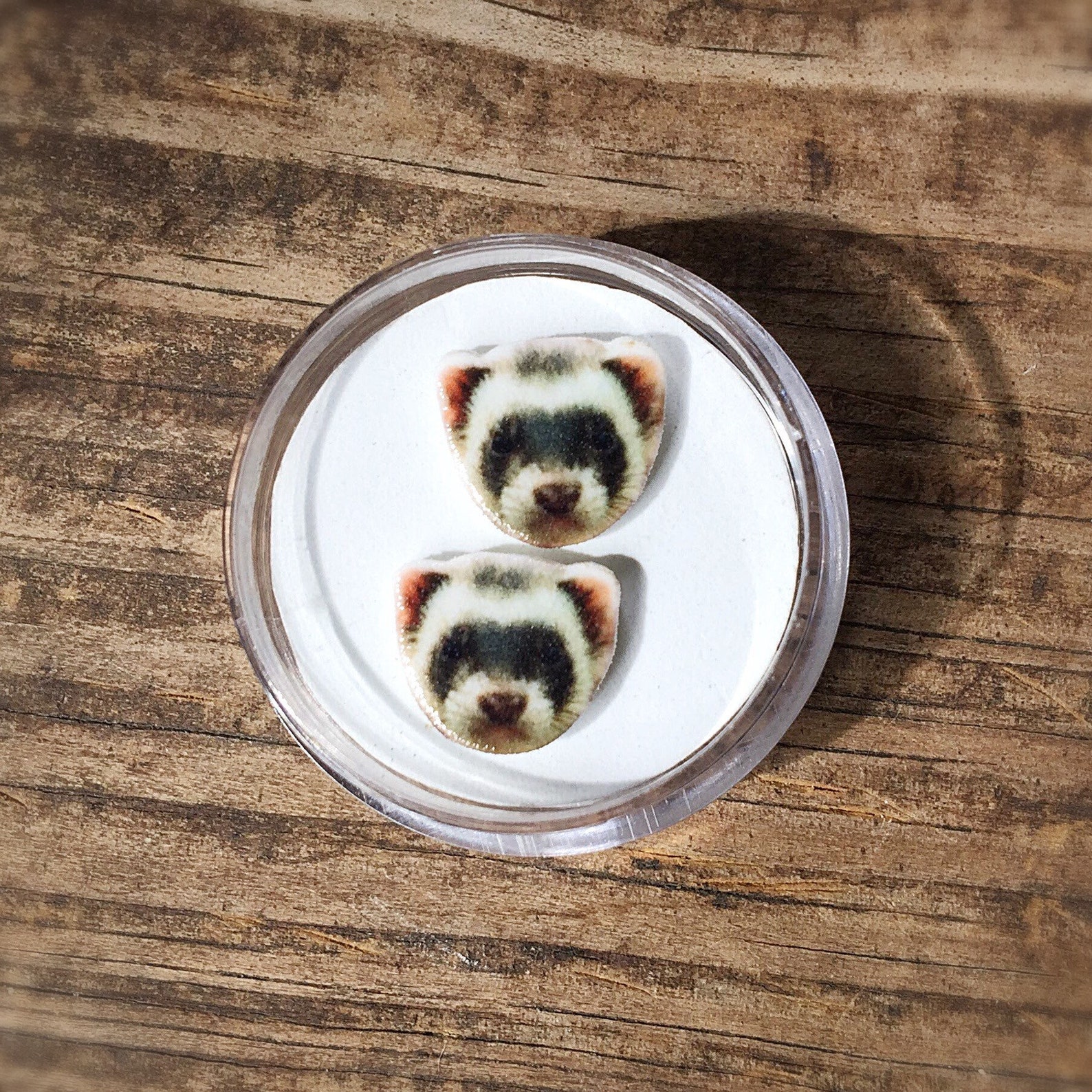 Ferret Earring Ferret Jewelry Ferret Gift Pet Weasel Lover Etsy