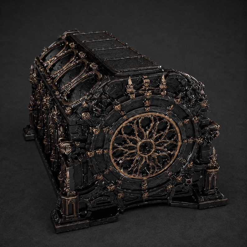 3D Printable V8 Engine Block Pen Holder, Automotive Desk Organizer (STL File)