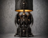 Skeleton Lamp STL File | Gothic Ribcage Lighting, Home Decor (Digital Download)