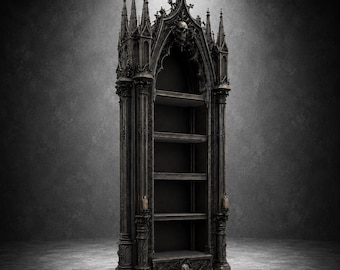 Gothic Coffin Shelf – STL File for 3D Printing (Digital Download)