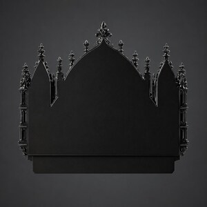 Gothic Gargoyle Wall Shelf STL, Cathedral Key Holder, Dark Fantasy Coat Rack, Gothic Organizer 3D Print File