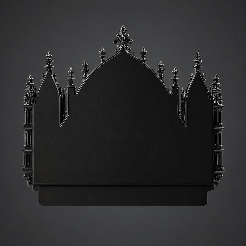 Gothic Gargoyle Wall Shelf STL, Cathedral Key Holder, Dark Fantasy Coat Rack, Gothic Organizer 3D Print File