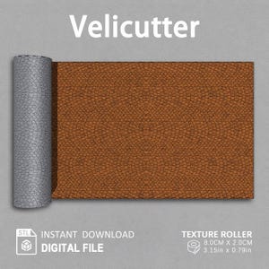 Mönster av kullerstensterräng | Sömlös texturrulle av polymerlera | Digital STL-fil