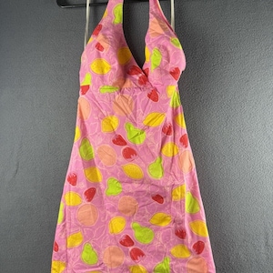 Vintage White Label Lilly Pulitzer Halter Anna halter Top Dress Size 2 image 1