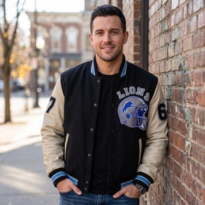 Detroit lions varsity jacket - Etsy 日本