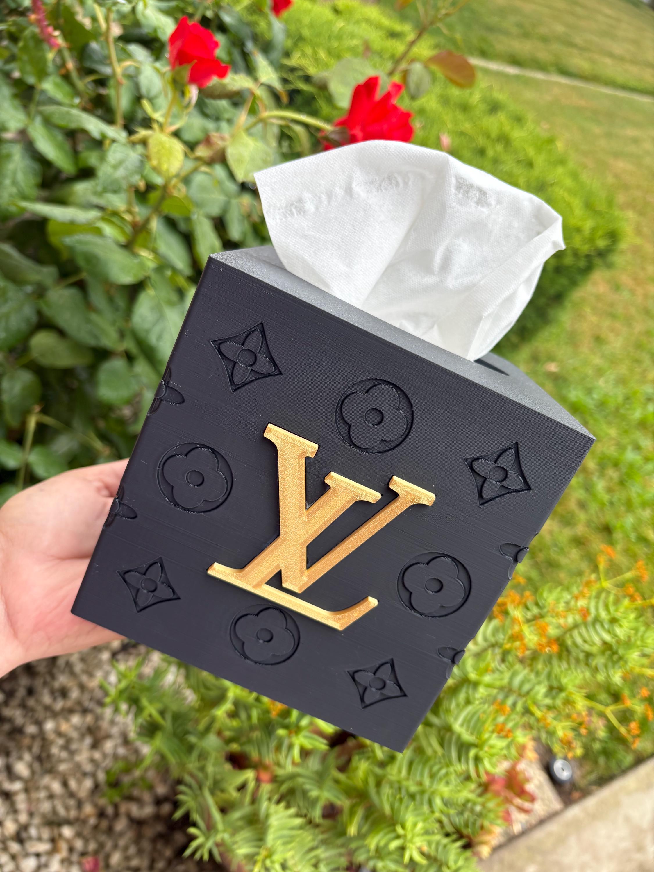 Louis Vuitton Tissue Holder - Etsy