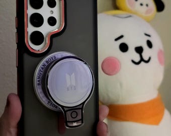 Soporte acrílico MagSafe para teléfono inspirado en el Light Stick (ARMY Bomb) de BTS
