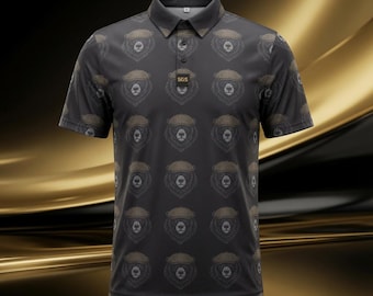 Golf Polo Papa Bear's SGS Shirt - Father's Day Gift for Dad Golfer