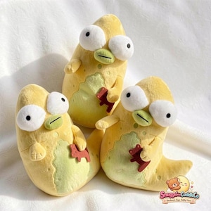 Alien Pupa Plush Toy Outer Space Toy Soft Stuffed Animal Cute Sci Fi Collectible Plushie Gift for Kids Fans of Cartoon Show Character Doll