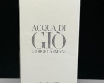Gio Armani Acqua Di Gio Eau De Toilette Spray 6.7 oz (New In Box)