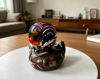 Top Gun 40th Jubiläum Maverick Pilot Quietscheente Sammler Badeente - Film Fan Geschenk 80er Jahre