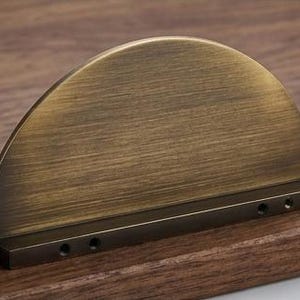 Solid Brass Half Round Cabinet Pull | Antique Bronze Kitchen Bathroom Drawer Cupboard Hardware