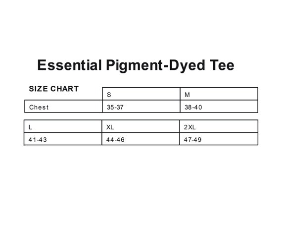 Pacific Trail Size Chart