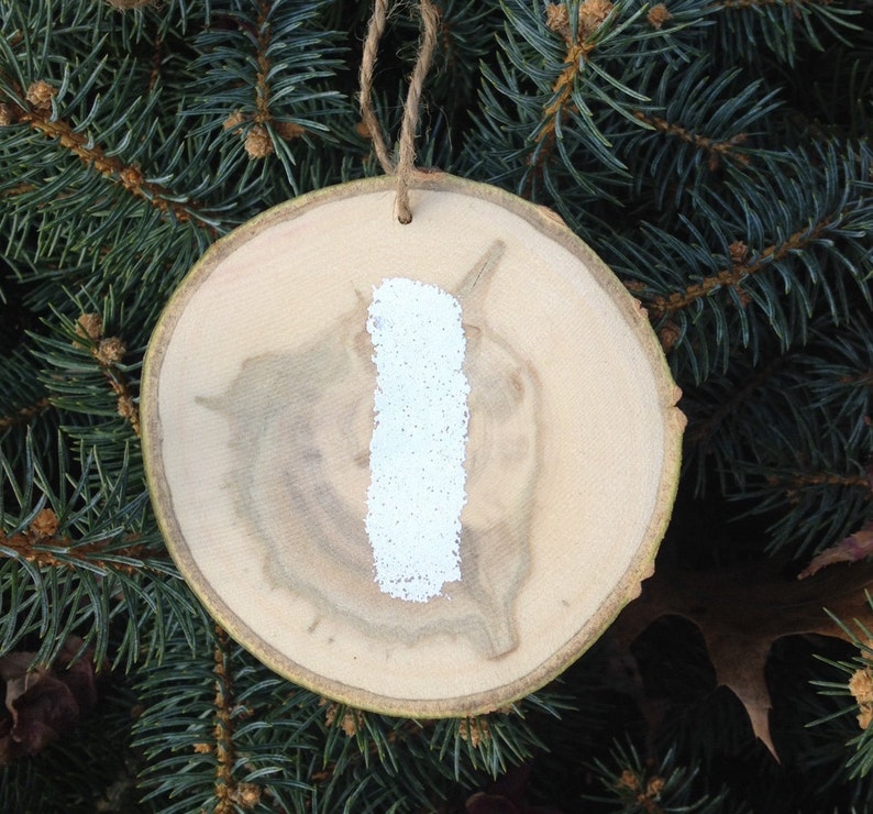 Appalachian Trail Holiday Christmas Ornament Two Sided and Printed on a