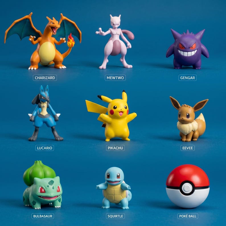 Pokemon STL File Bundle for 3D Printing | 500+ Anime Miniatures, Pokeballs & Planters | Digital Download 3D Models
