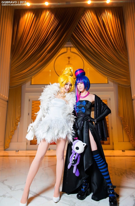 Panty and stocking cosplay costume