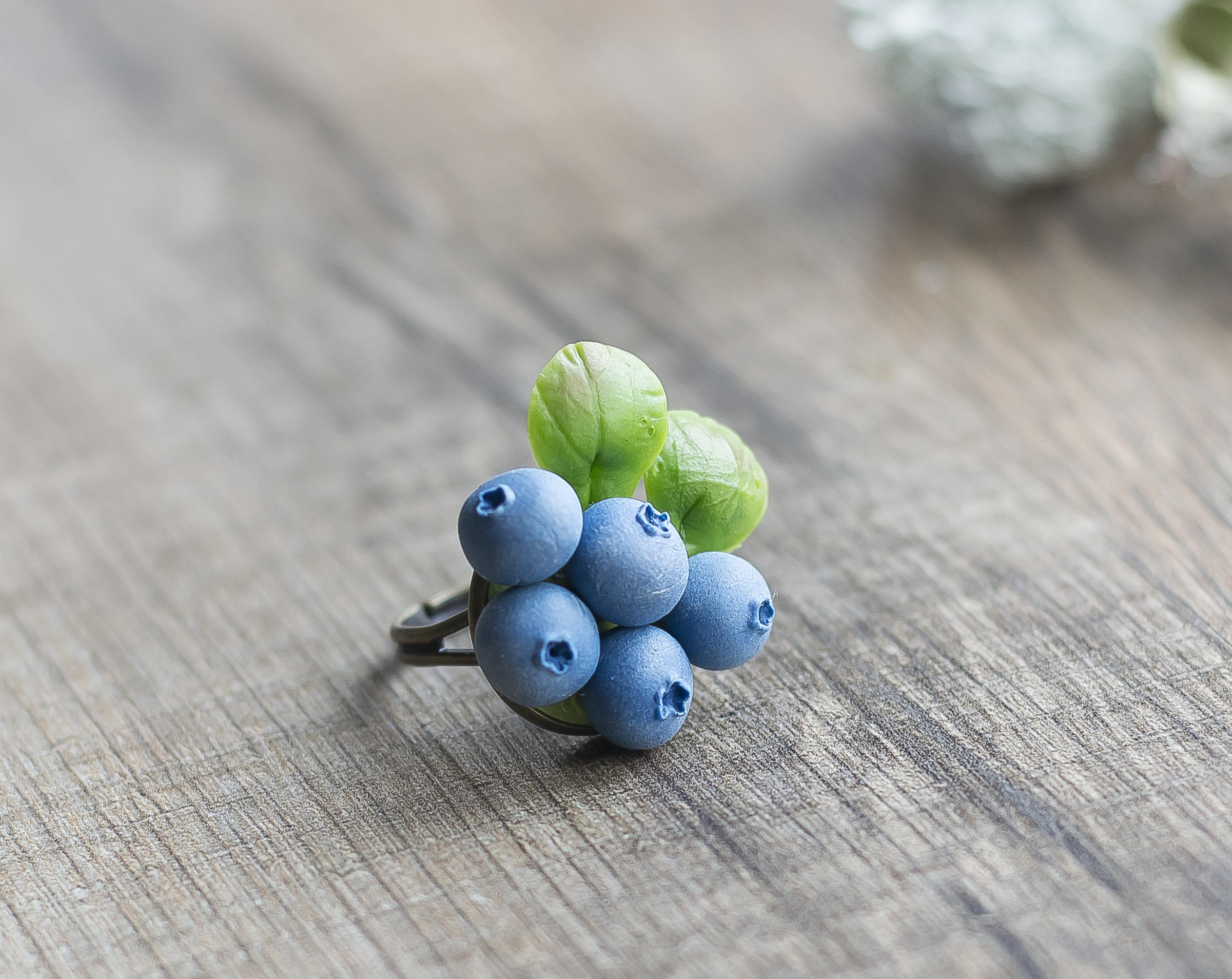 Blueberry ring berry jewelry blueberry jewelry rustic Etsy