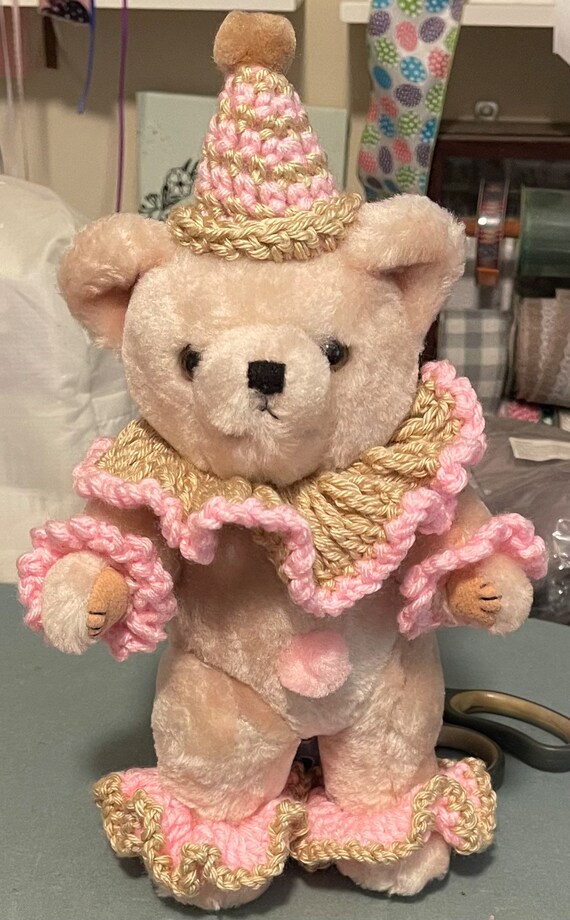 Small Clown Bear - Etsy