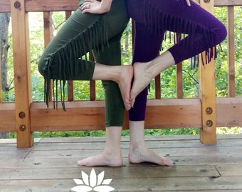 Fringe Leggings - Etsy