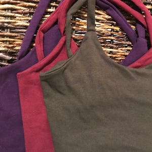 Lace up bra top / bralette / yoga top image 2