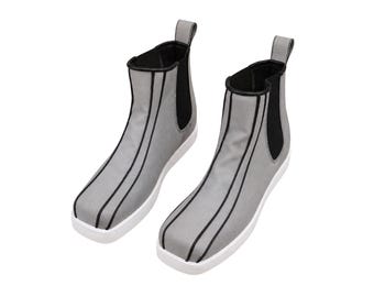 Buty Mando Cosplay dla mężczyzn, ręcznie robione skórzane buty Mando z gumową podeszwą