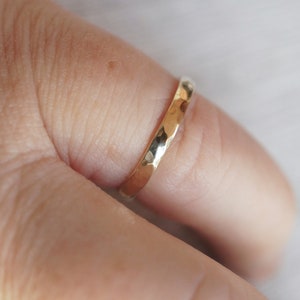simple gold ring.