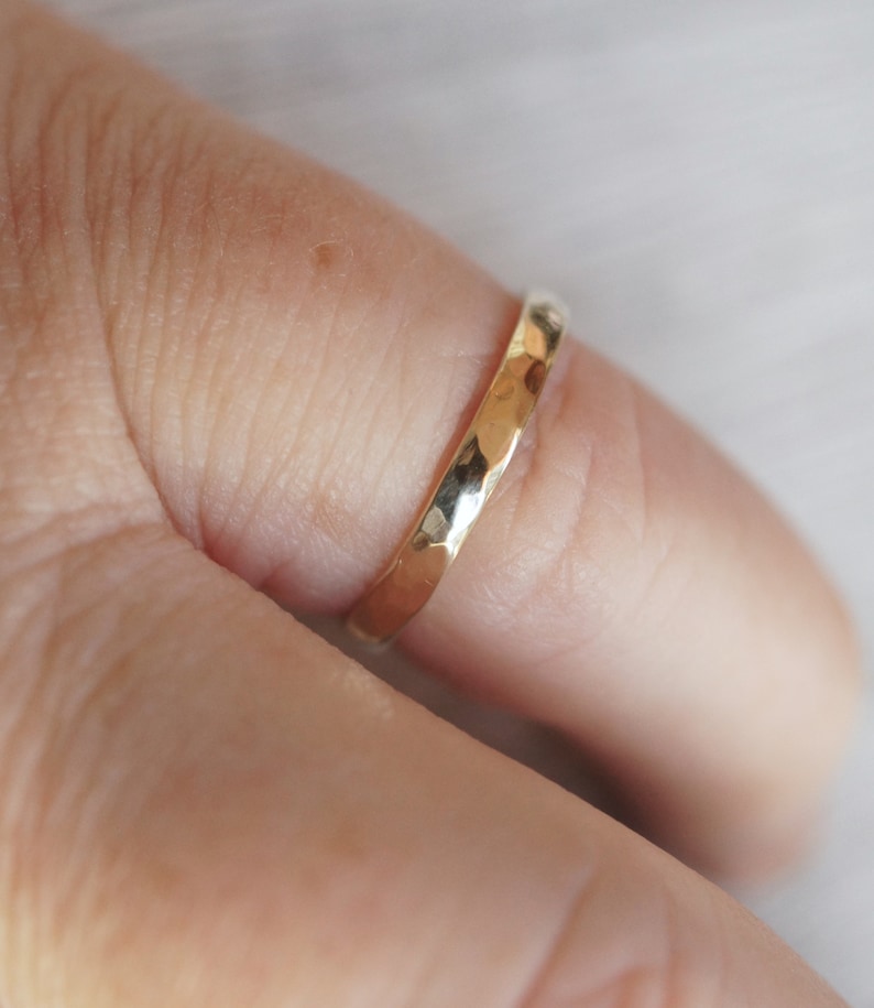 simple gold ring.