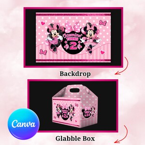 Minnie Mouse Birthday 11 Party Favors, Minnie Birthday Printables, Chip Bag, Capri Sun, Water Bottle, Gable Box Label, Minnie Birthday Favor