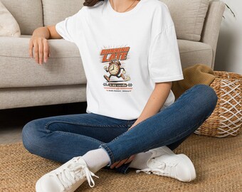 Mental Health Shirt | Running Late T-Shirt | Retro Alarm Clock Graphic, Funny Time Tracker