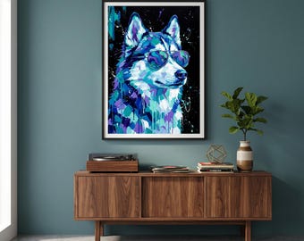 Cool Sunglasses Husky Canvas
