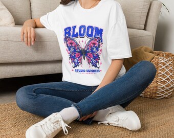 Bloom Butterfly Tee | Floral Graphic T-Shirt